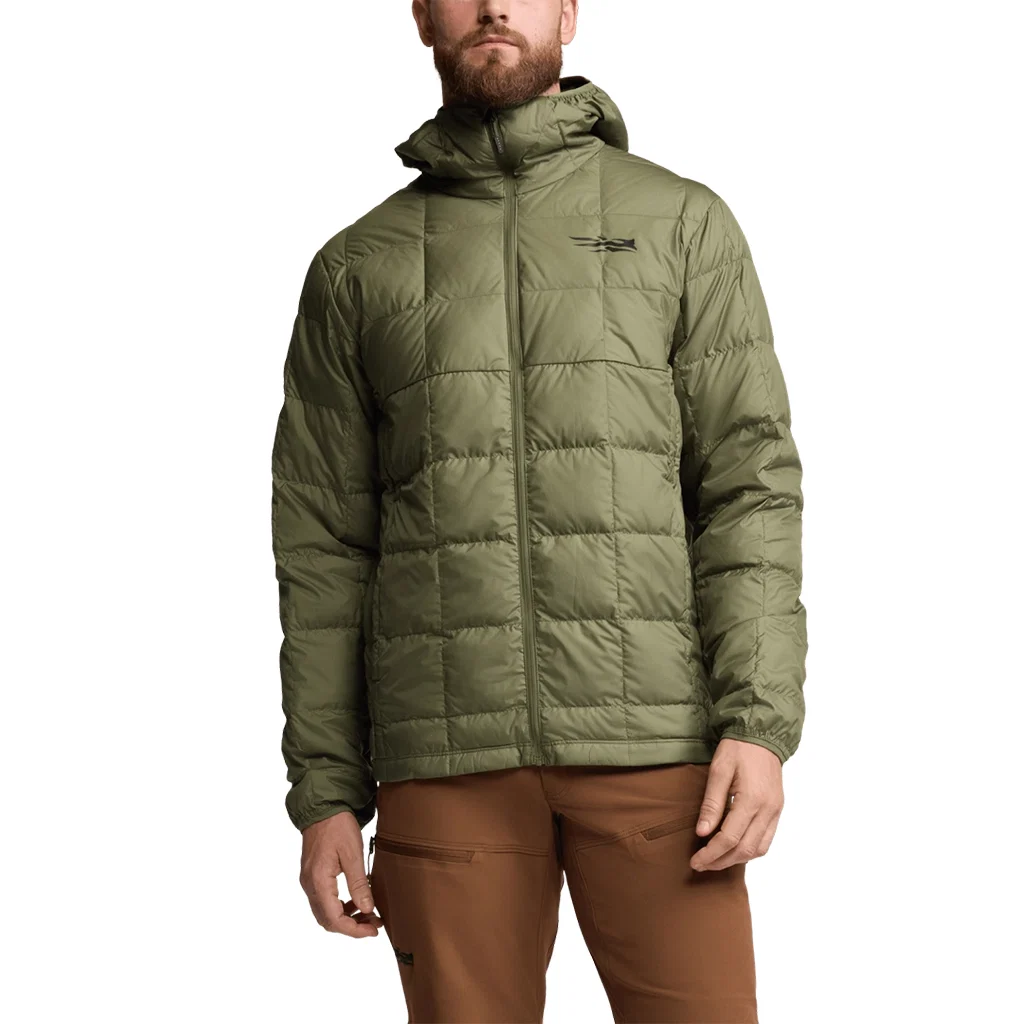Alternative view of Sitka MicroDown Hooded Jacket Olive Green