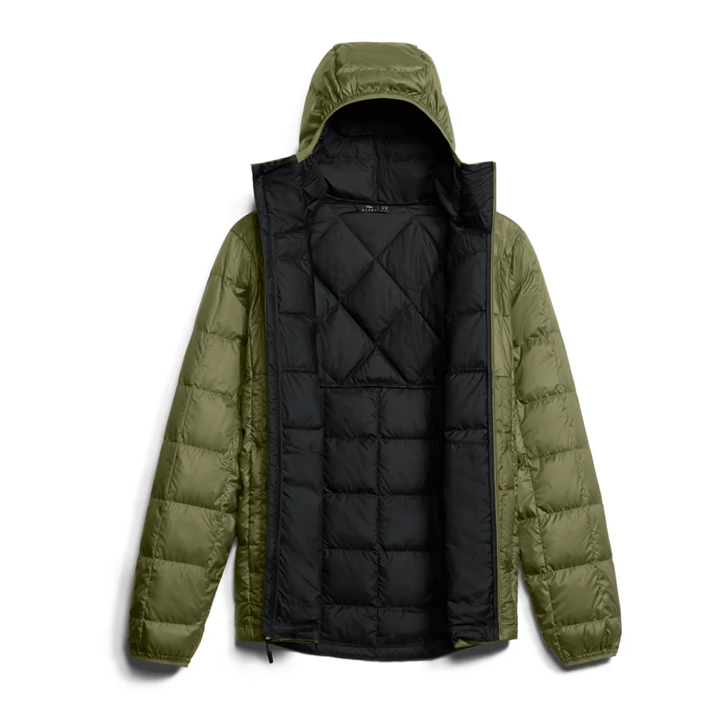 Sitka MicroDown Hooded Jacket Olive Green - Image 4
